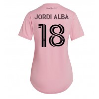 Dres Inter Miami Jordi Alba #18 Domáci pre Ženy 2023-24 Krátky Rukáv